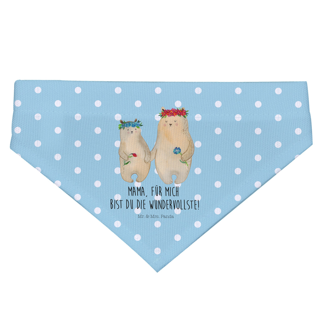 Hundehalstuch M Bären mit Blumenkranz Hundehalstuch, Halstuch, Hunde, Tuch, mittel, mittelgroße Hunde, Familie, Vatertag, Muttertag, Bruder, Schwester, Mama, Papa, Oma, Opa, Bär, Bären, Mutter, Mutti, Mami, Lieblingsmensch, Lieblingsmama, beste Mutter, weltbeste Mama, Geschenk Mama. Muttertag, Tochter, Kind, Kinder, Töchter, Family, Vorbild