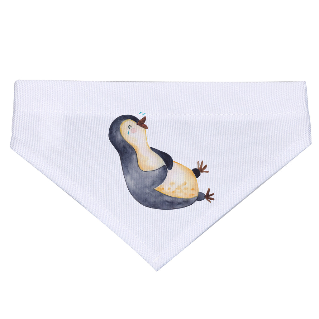 Hundehalstuch M Pinguin lachend Hundehalstuch, Halstuch, Hunde, Tuch, mittel, mittelgroße Hunde, Pinguin, Pinguine, lustiger Spruch, Optimismus, Fröhlich, Lachen, Humor, Fröhlichkeit