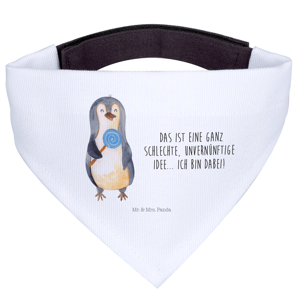 Hundehalstuch L Pinguin Lolli Hundehalstuch, Halstuch, Hunde, Tuch, groß, große Hunde, Pinguin, Pinguine, Lolli, Süßigkeiten, Blödsinn, Spruch, Rebell, Gauner, Ganove, Rabauke