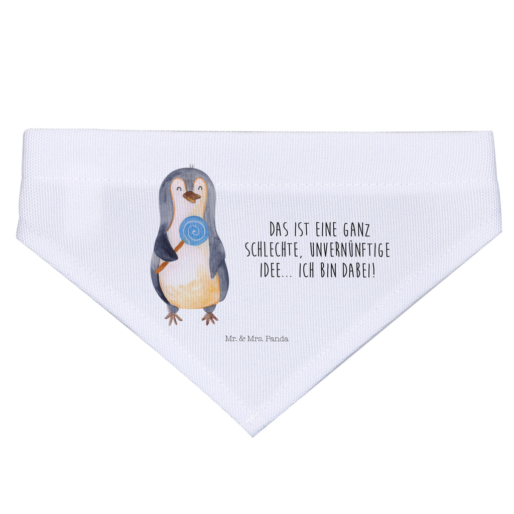 Hundehalstuch L Pinguin Lolli Hundehalstuch, Halstuch, Hunde, Tuch, groß, große Hunde, Pinguin, Pinguine, Lolli, Süßigkeiten, Blödsinn, Spruch, Rebell, Gauner, Ganove, Rabauke