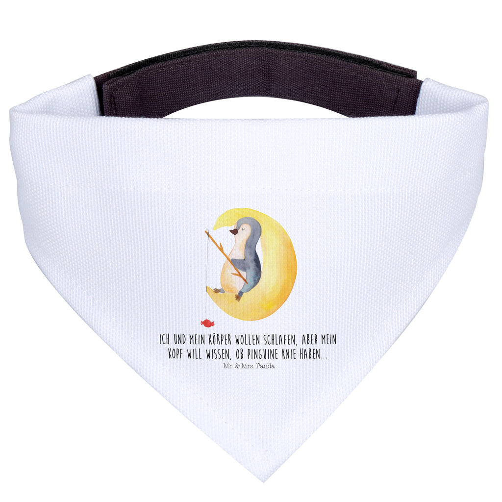 Hundehalstuch S Pinguin Mond Hundehalstuch, Halstuch, Hunde, Tuch, klein, kleine Hunde, Pinguin, Pinguine, Spruch, schlafen, Nachtruhe, Einschlafen, Schlafzimmer, Schlafstörungen, Gästezimmer