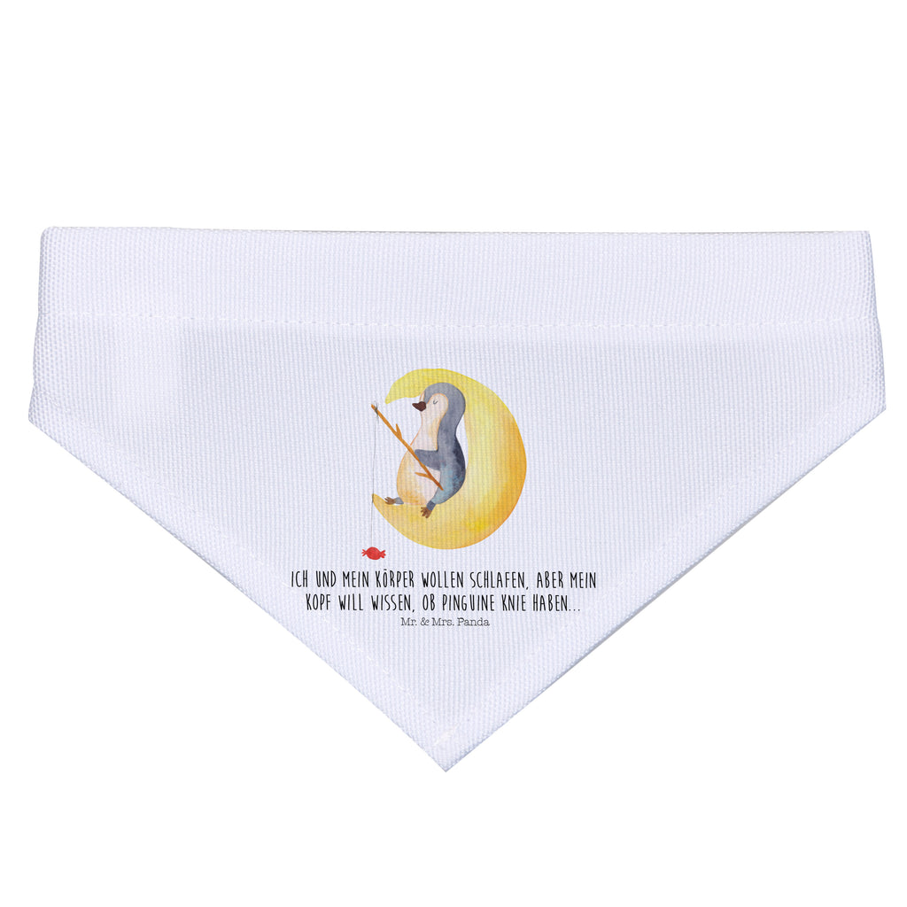 Hundehalstuch S Pinguin Mond Hundehalstuch, Halstuch, Hunde, Tuch, klein, kleine Hunde, Pinguin, Pinguine, Spruch, schlafen, Nachtruhe, Einschlafen, Schlafzimmer, Schlafstörungen, Gästezimmer