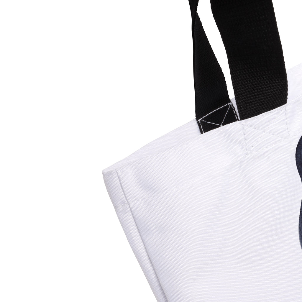 Shopper Pinguin umarmend Beutel, Einkaufstasche, Tasche, Strandtasche, Einkaufsbeutel, Shopper, Schultasche, Freizeittasche, Tragebeutel, Schulbeutel, Alltagstasche, Pinguin, Liebe, Liebespaar, Liebesbeweis, Liebesgeschenk, Verlobung, Jahrestag, Hochzeitstag, Hochzeit, Hochzeitsgeschenk