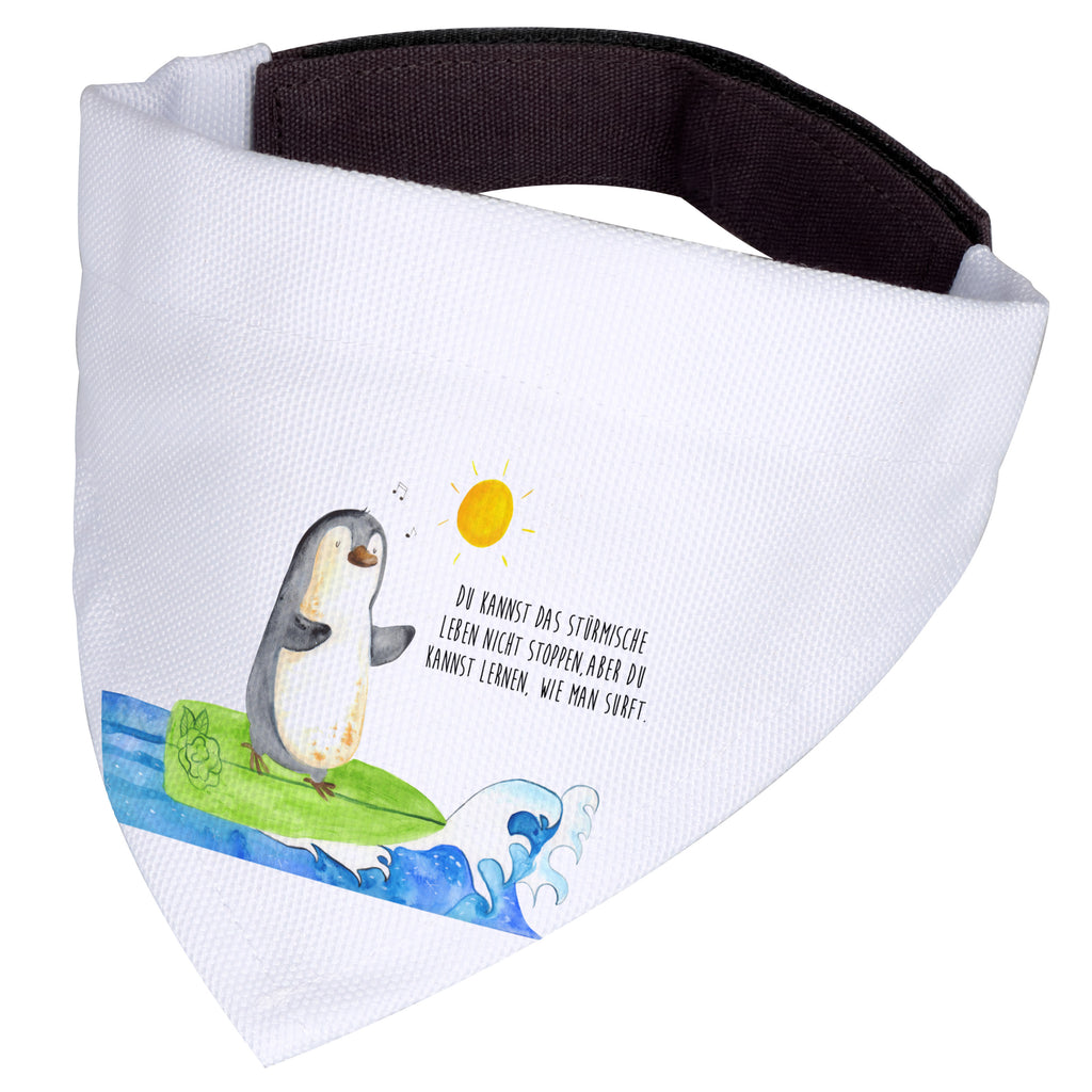 Hundehalstuch S Pinguin Surfer Hundehalstuch, Halstuch, Hunde, Tuch, klein, kleine Hunde, Pinguin, Pinguine, surfen, Surfer, Hawaii, Urlaub, Wellen, Wellen reiten, Portugal
