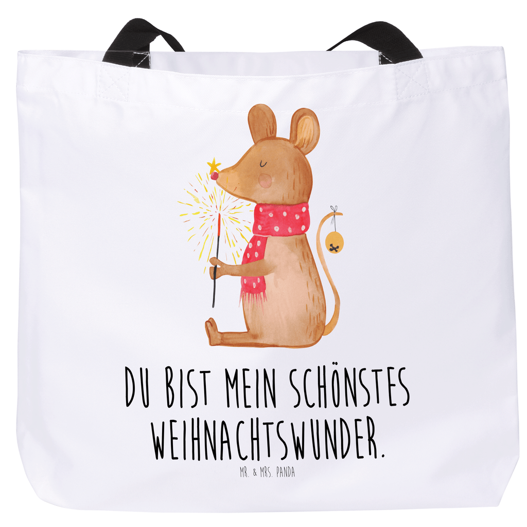 Shopper Weihnachtsmaus Beutel, Einkaufstasche, Tasche, Strandtasche, Einkaufsbeutel, Shopper, Schultasche, Freizeittasche, Tragebeutel, Schulbeutel, Alltagstasche, Winter, Weihnachten, Weihnachtsdeko, Nikolaus, Advent, Heiligabend, Wintermotiv, Frohe Weihnachten, Weihnachtsgruß, Weihnachtsmotiv, Maus, Mäuschen, Weihnachtswunder