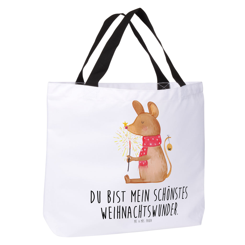 Shopper Weihnachtsmaus Beutel, Einkaufstasche, Tasche, Strandtasche, Einkaufsbeutel, Shopper, Schultasche, Freizeittasche, Tragebeutel, Schulbeutel, Alltagstasche, Winter, Weihnachten, Weihnachtsdeko, Nikolaus, Advent, Heiligabend, Wintermotiv, Frohe Weihnachten, Weihnachtsgruß, Weihnachtsmotiv, Maus, Mäuschen, Weihnachtswunder