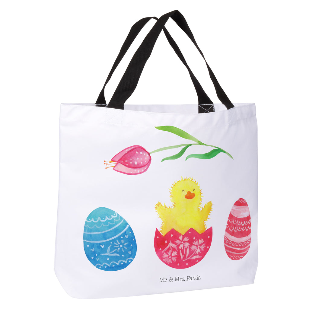Shopper Küken geschlüpft Beutel, Einkaufstasche, Tasche, Strandtasche, Einkaufsbeutel, Shopper, Schultasche, Freizeittasche, Tragebeutel, Schulbeutel, Alltagstasche, Ostern, Osterhase, Ostergeschenke, Osternest, Osterdeko, Geschenk zu Ostern, Küken, Osterei, Ostereier, Ei, Frühlingsgefühle, Freude, Grüße, liebe Grüße, Frohe Ostern, Ostergrüße