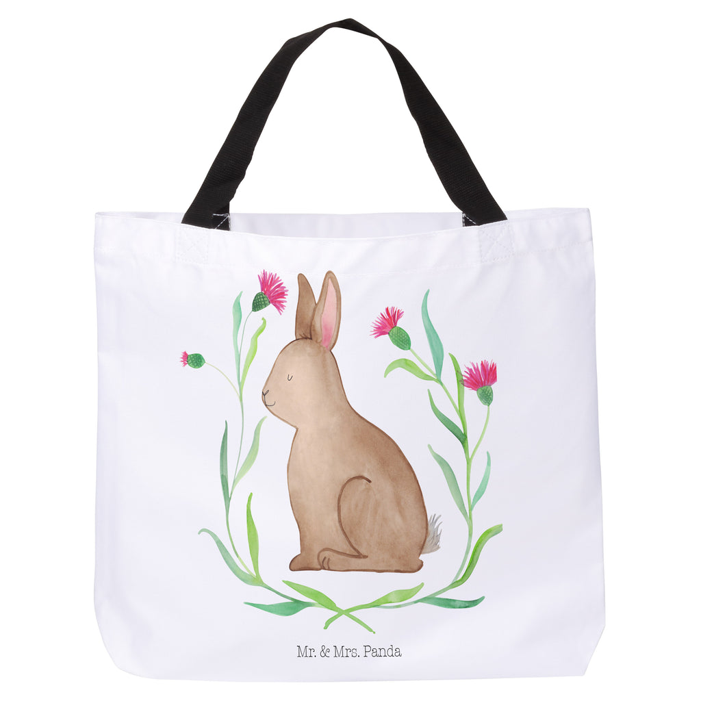 Shopper Hase sitzend Beutel, Einkaufstasche, Tasche, Strandtasche, Einkaufsbeutel, Shopper, Schultasche, Freizeittasche, Tragebeutel, Schulbeutel, Alltagstasche, Ostern, Osterhase, Ostergeschenke, Osternest, Osterdeko, Geschenk zu Ostern, Frohe Ostern, Ostergrüße, Osterblume, Liebe, Grüße, Hase, Kaninchen