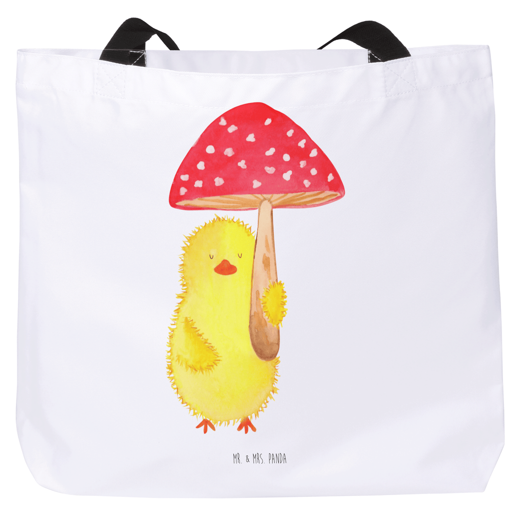 Shopper Küken Fliegenpilz Beutel, Einkaufstasche, Tasche, Strandtasche, Einkaufsbeutel, Shopper, Schultasche, Freizeittasche, Tragebeutel, Schulbeutel, Alltagstasche, Ostern, Osterhase, Ostergeschenke, Osternest, Osterdeko, Geschenk zu Ostern, Küken, Fliegenpilz, Glückspilz, Frohe Ostern, Ostergrüße