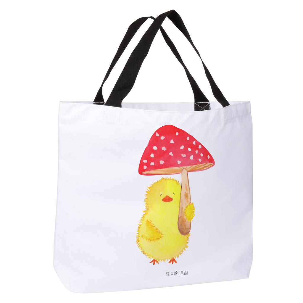 Shopper Küken Fliegenpilz Beutel, Einkaufstasche, Tasche, Strandtasche, Einkaufsbeutel, Shopper, Schultasche, Freizeittasche, Tragebeutel, Schulbeutel, Alltagstasche, Ostern, Osterhase, Ostergeschenke, Osternest, Osterdeko, Geschenk zu Ostern, Küken, Fliegenpilz, Glückspilz, Frohe Ostern, Ostergrüße