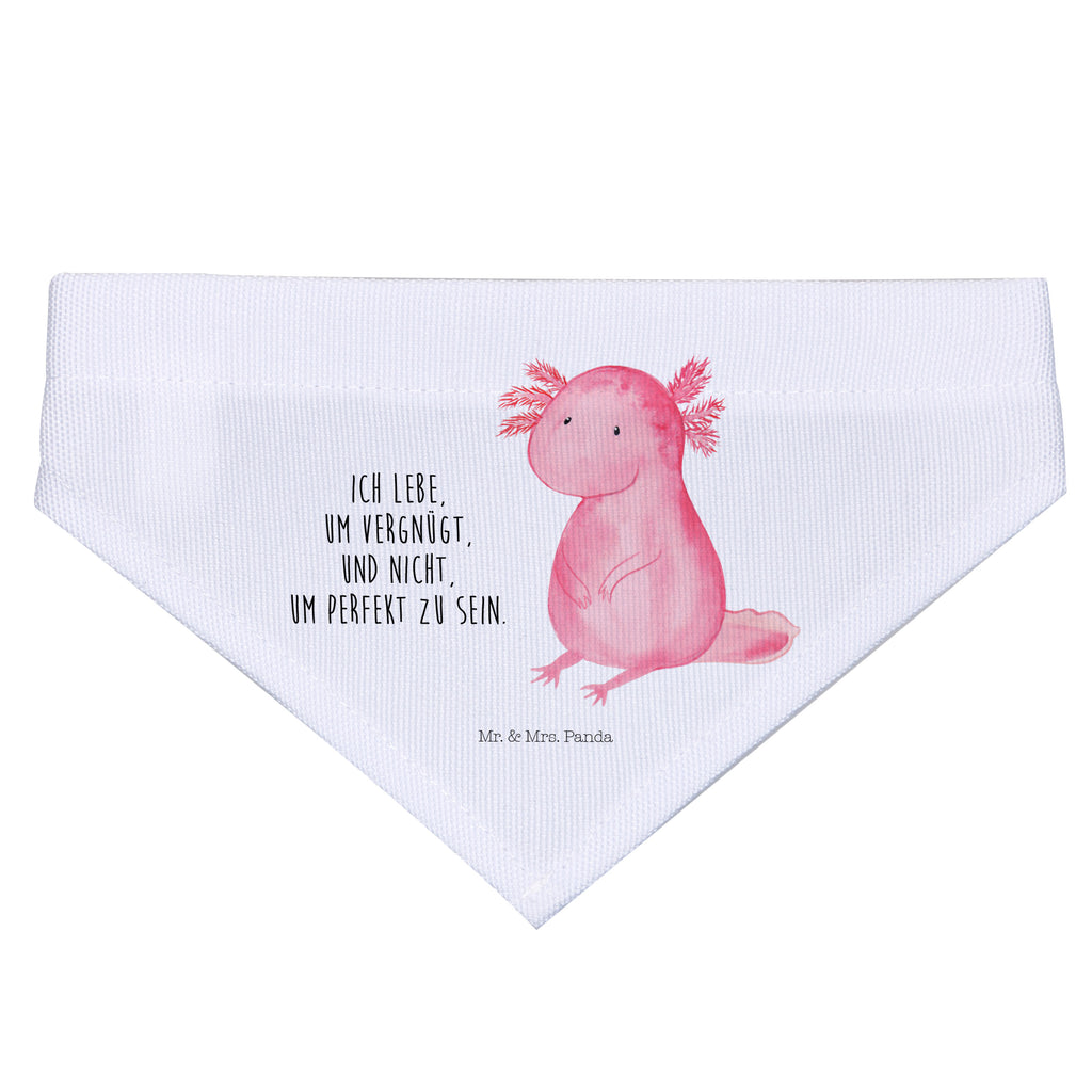 Hundehalstuch L Axolotl Hundehalstuch, Halstuch, Hunde, Tuch, groß, große Hunde, Axolotl, Molch, Axolot, vergnügt, fröhlich, zufrieden, Lebensstil, Weisheit, Lebensweisheit, Liebe, Freundin