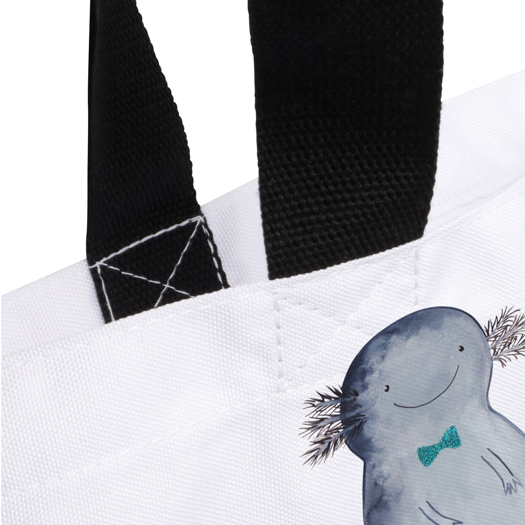 Shopper Axolotl Axel+Lotte Beutel, Einkaufstasche, Tasche, Strandtasche, Einkaufsbeutel, Shopper, Schultasche, Freizeittasche, Tragebeutel, Schulbeutel, Alltagstasche, Axolotl, Molch, Axolot, Schwanzlurch, Lurch, Lurche, Liebe, große Liebe, Liebesbeweis, Freund, Verlobter, Ehemann, Jahrestag, Valentinstag