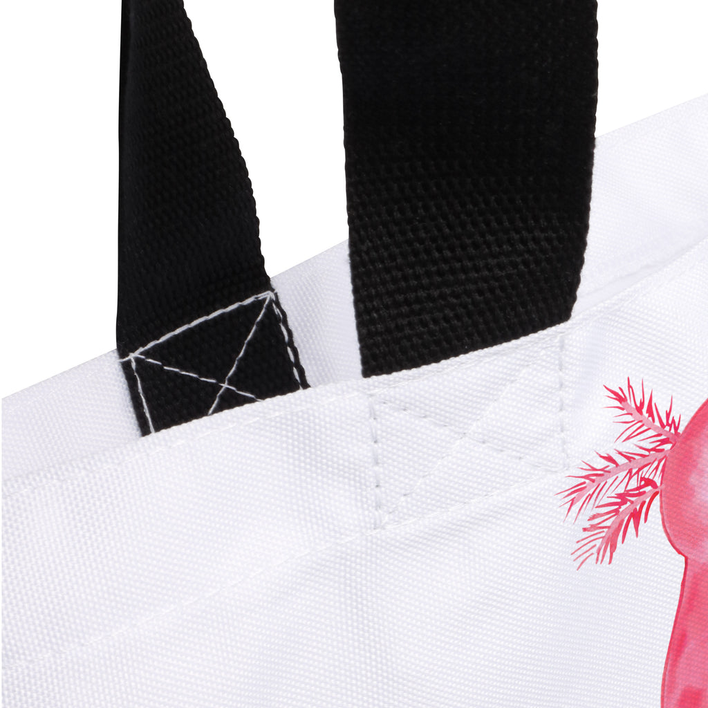 Shopper Axolotl glücklich Beutel, Einkaufstasche, Tasche, Strandtasche, Einkaufsbeutel, Shopper, Schultasche, Freizeittasche, Tragebeutel, Schulbeutel, Alltagstasche, Axolotl, Molch, Axolot, Schwanzlurch, Lurch, Lurche, Motivation, gute Laune