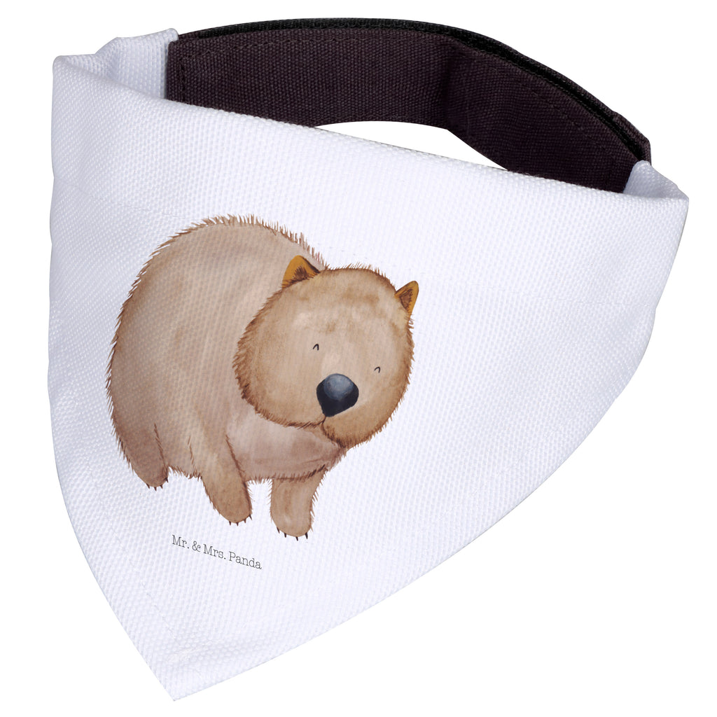Hundehalstuch L Wombat Hundehalstuch, Halstuch, Hunde, Tuch, groß, große Hunde, Tiermotive, Gute Laune, lustige Sprüche, Tiere, Wombat, Das Leben ist schön, Motivation, Spruch, Australien