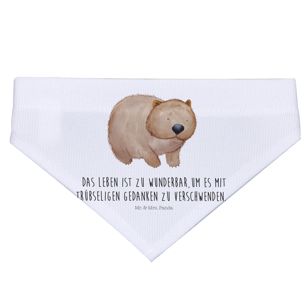 Hundehalstuch L Wombat Hundehalstuch, Halstuch, Hunde, Tuch, groß, große Hunde, Tiermotive, Gute Laune, lustige Sprüche, Tiere, Wombat, Das Leben ist schön, Motivation, Spruch, Australien