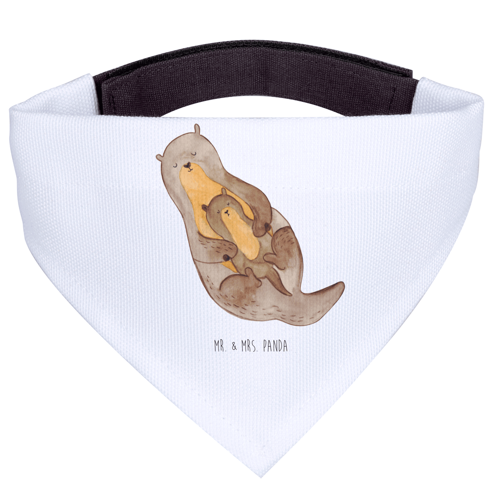 Hundehalstuch L Otter mit Kind Hundehalstuch, Halstuch, Hunde, Tuch, groß, große Hunde, Otter, Fischotter, Seeotter, Otter Seeotter See Otter