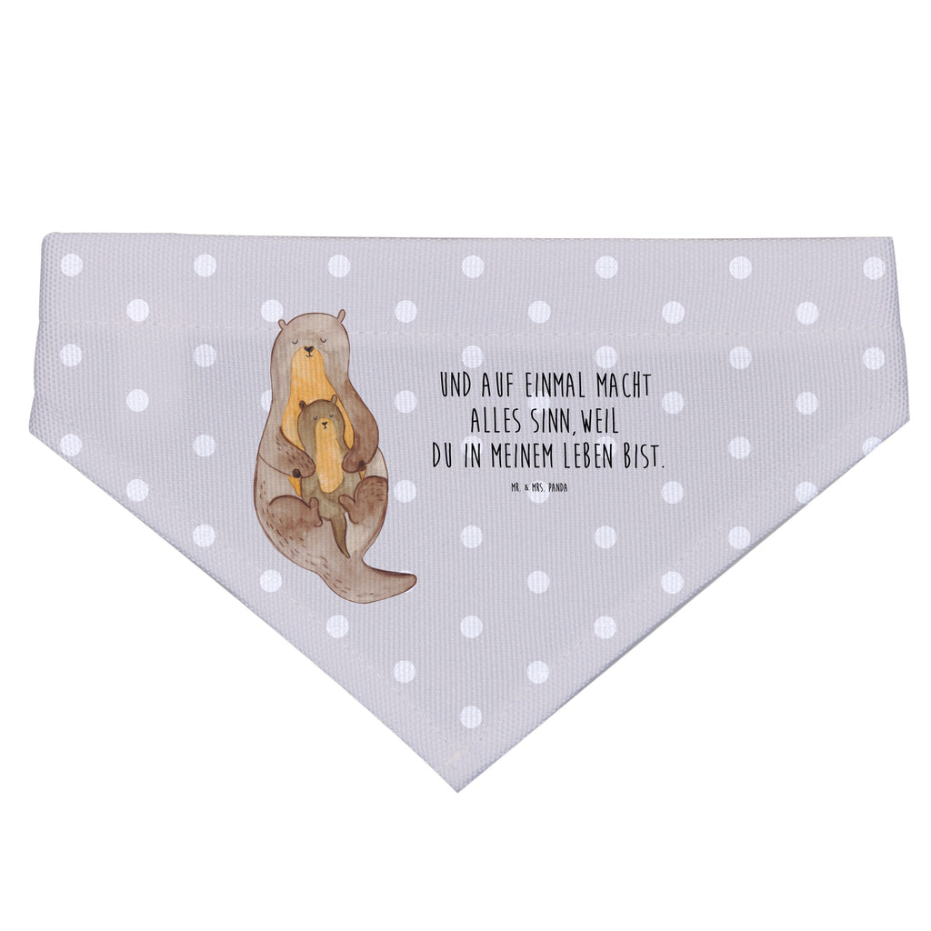 Hundehalstuch L Otter mit Kind Hundehalstuch, Halstuch, Hunde, Tuch, groß, große Hunde, Otter, Fischotter, Seeotter, Otter Seeotter See Otter