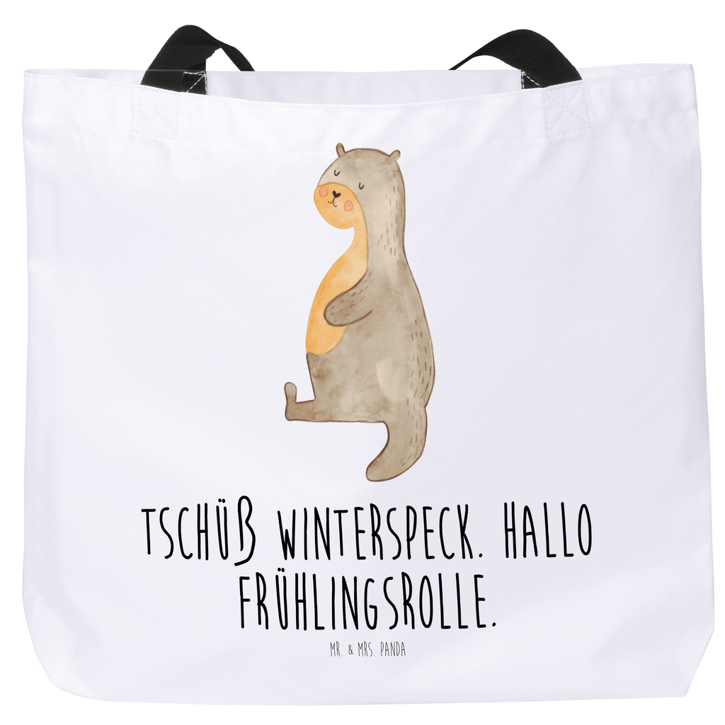 Shopper Otter Bauch Beutel, Einkaufstasche, Tasche, Strandtasche, Einkaufsbeutel, Shopper, Schultasche, Freizeittasche, Tragebeutel, Schulbeutel, Alltagstasche, Otter, Fischotter, Seeotter, Otter Seeotter See Otter
