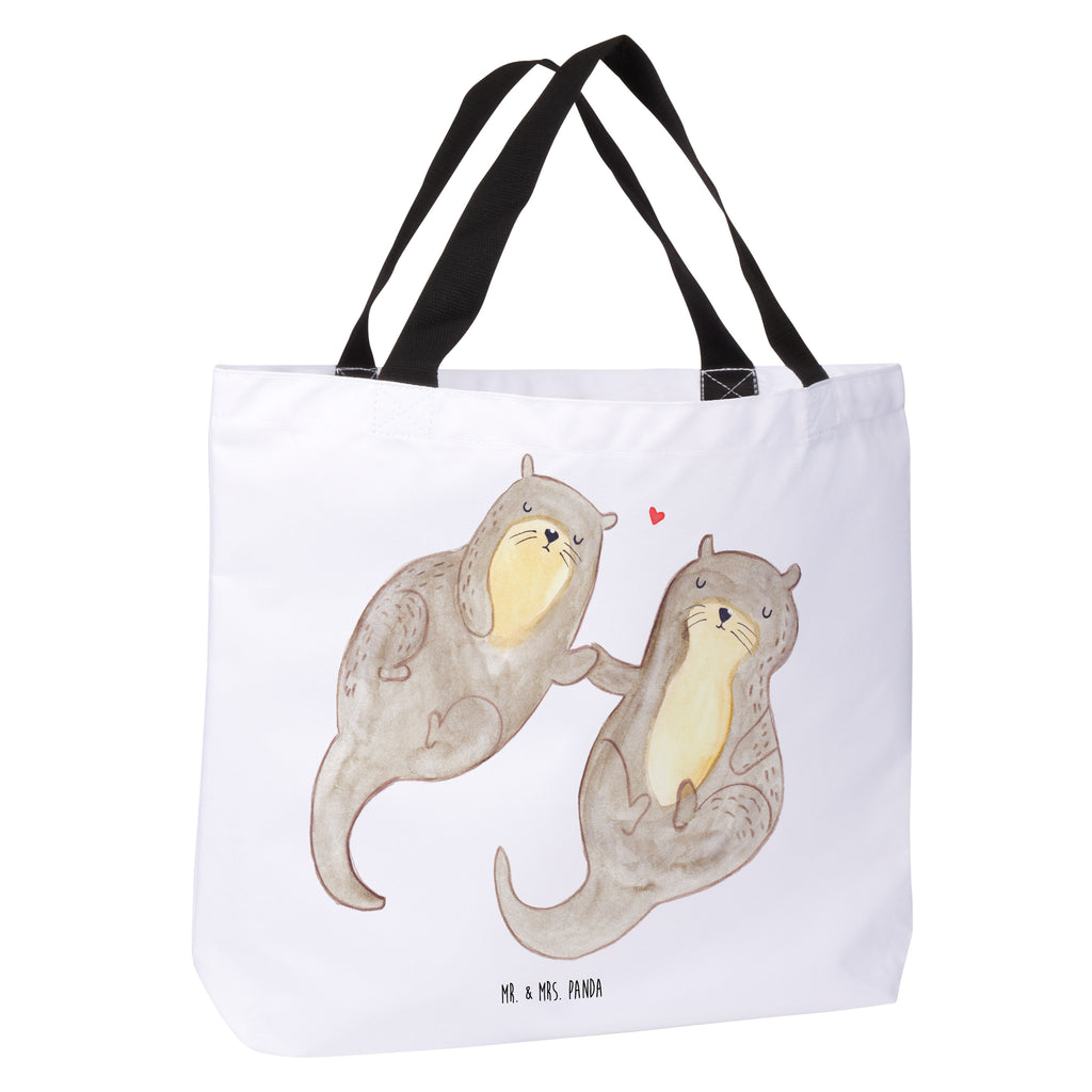Shopper Otter händchenhaltend Otter Seeotter See Otter Beutel, Einkaufstasche, Tasche, Strandtasche, Einkaufsbeutel, Shopper, Schultasche, Freizeittasche, Tragebeutel, Schulbeutel, Alltagstasche  Otter,  Fischotter,  Seeotter