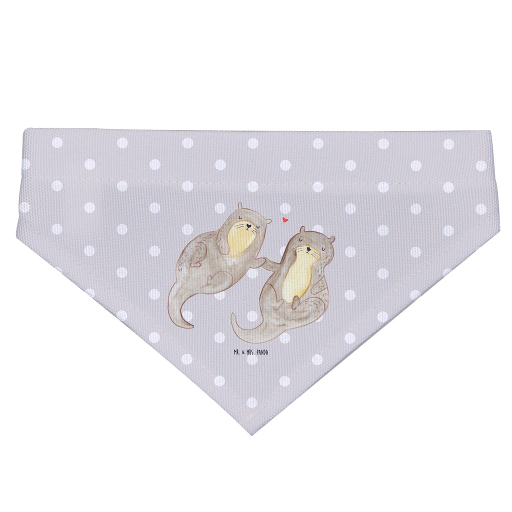 Hundehalstuch S Otter händchenhaltend Hundehalstuch, Halstuch, Hunde, Tuch, klein, kleine Hunde, Otter, Fischotter, Seeotter, Otter Seeotter See Otter