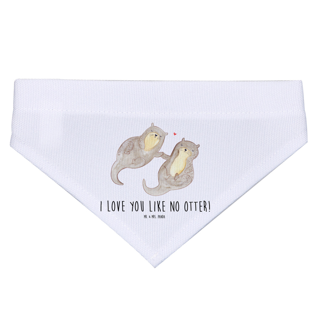 Hundehalstuch S Otter händchenhaltend Hundehalstuch, Halstuch, Hunde, Tuch, klein, kleine Hunde, Otter, Fischotter, Seeotter, Otter Seeotter See Otter