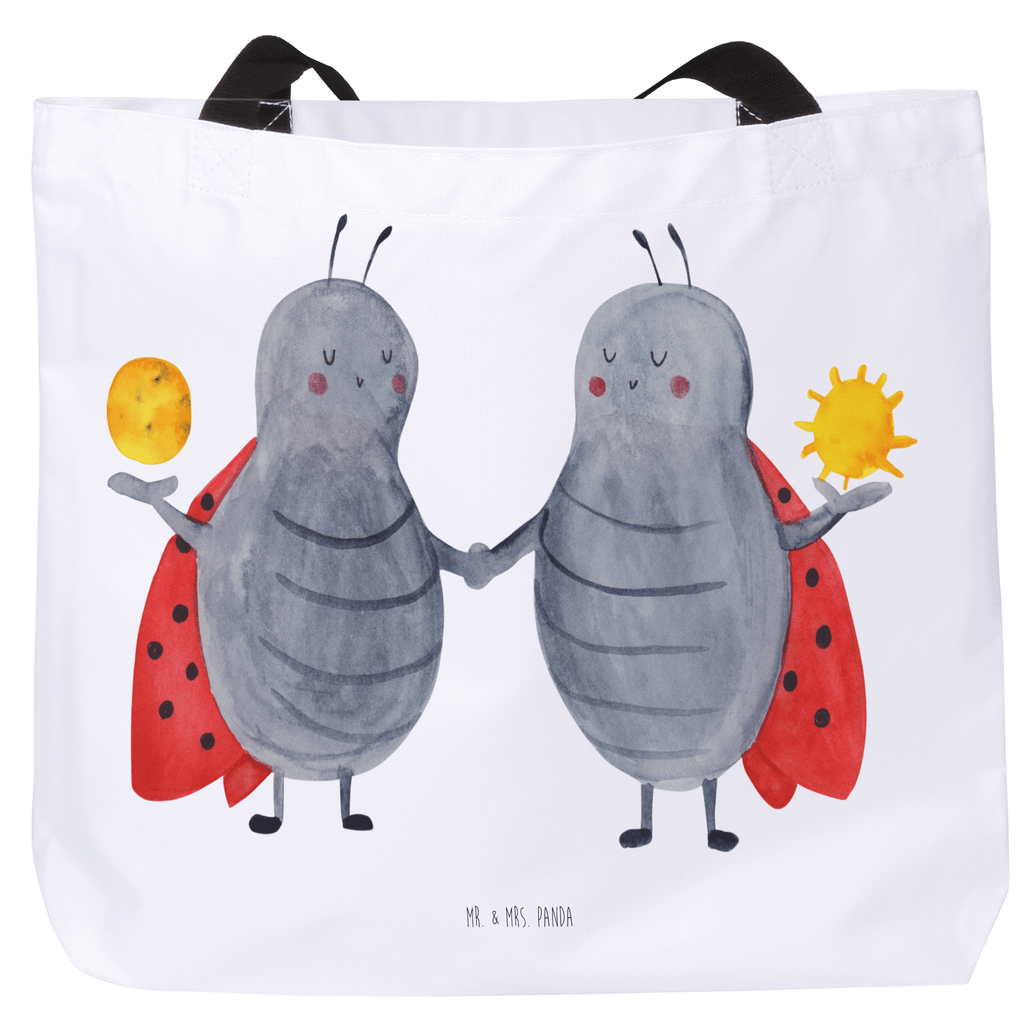 Shopper Sternzeichen Zwilling Beutel, Einkaufstasche, Tasche, Strandtasche, Einkaufsbeutel, Shopper, Schultasche, Freizeittasche, Tragebeutel, Schulbeutel, Alltagstasche, Tierkreiszeichen, Sternzeichen, Horoskop, Astrologie, Aszendent, Zwillinge, Zwilling Geschenk, Zwilling Sternzeichen, Geburtstag Mai, Geschenk Mai, Geschenk Juni, Marienkäfer, Glückskäfer, Zwillingsbruder, Zwillingsschwester