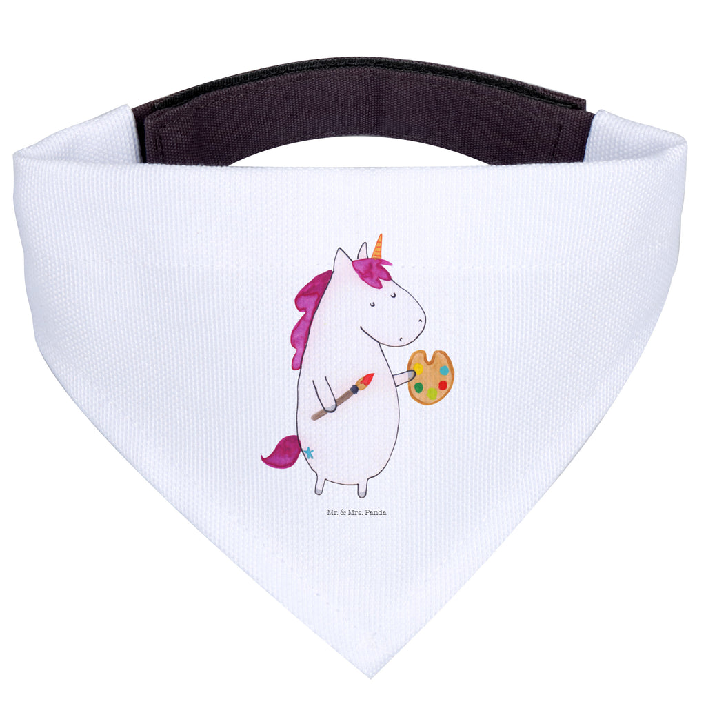 Hundehalstuch M Einhorn Künstler Hundehalstuch, Halstuch, Hunde, Tuch, mittel, mittelgroße Hunde, Einhorn, Einhörner, Einhorn Deko, Pegasus, Unicorn, Englisch, Künstler, Artist, Malen, Zeichnen, Welt, Farbe, Stift, Pinsel, Geschenk, Maler