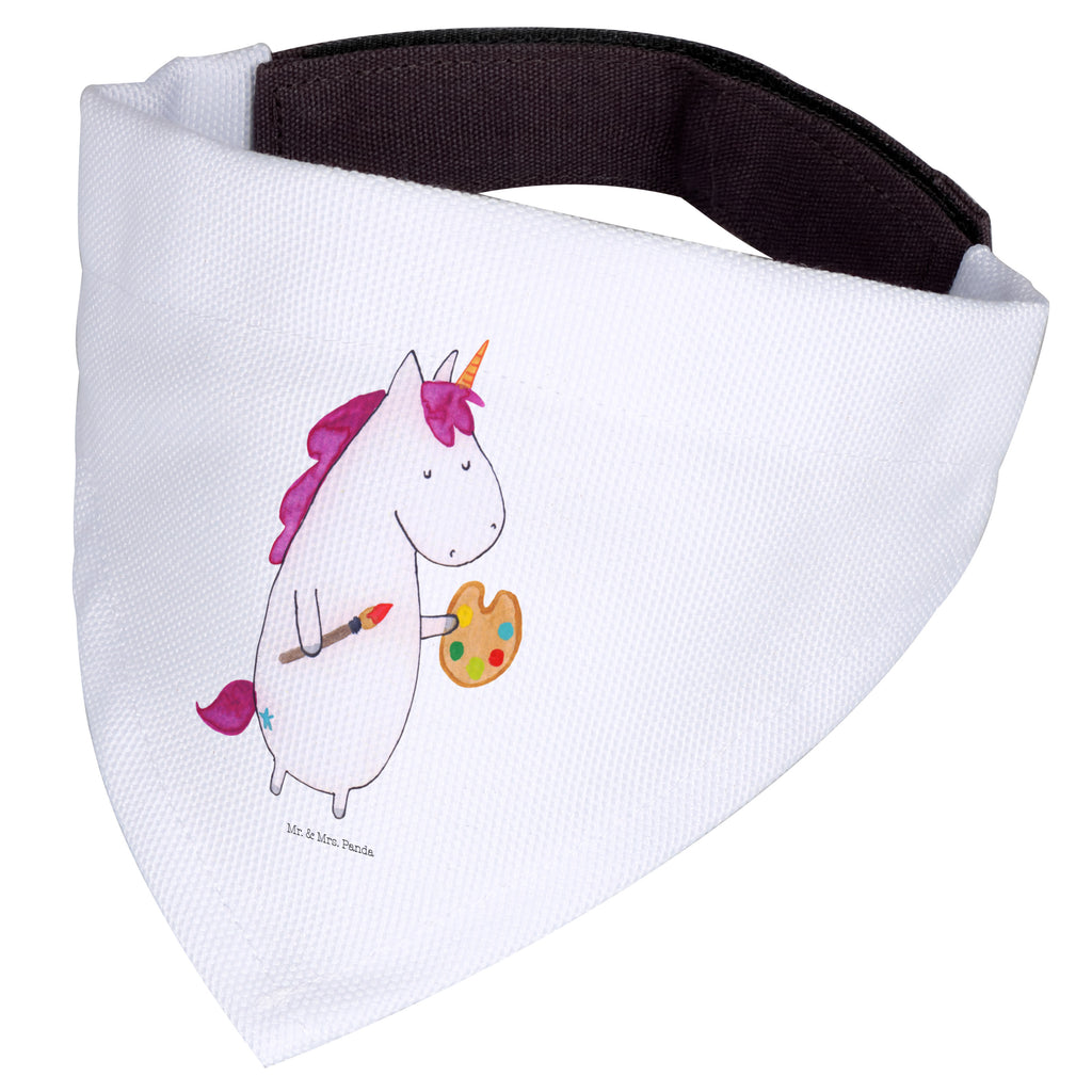 Hundehalstuch M Einhorn Künstler Hundehalstuch, Halstuch, Hunde, Tuch, mittel, mittelgroße Hunde, Einhorn, Einhörner, Einhorn Deko, Pegasus, Unicorn, Englisch, Künstler, Artist, Malen, Zeichnen, Welt, Farbe, Stift, Pinsel, Geschenk, Maler