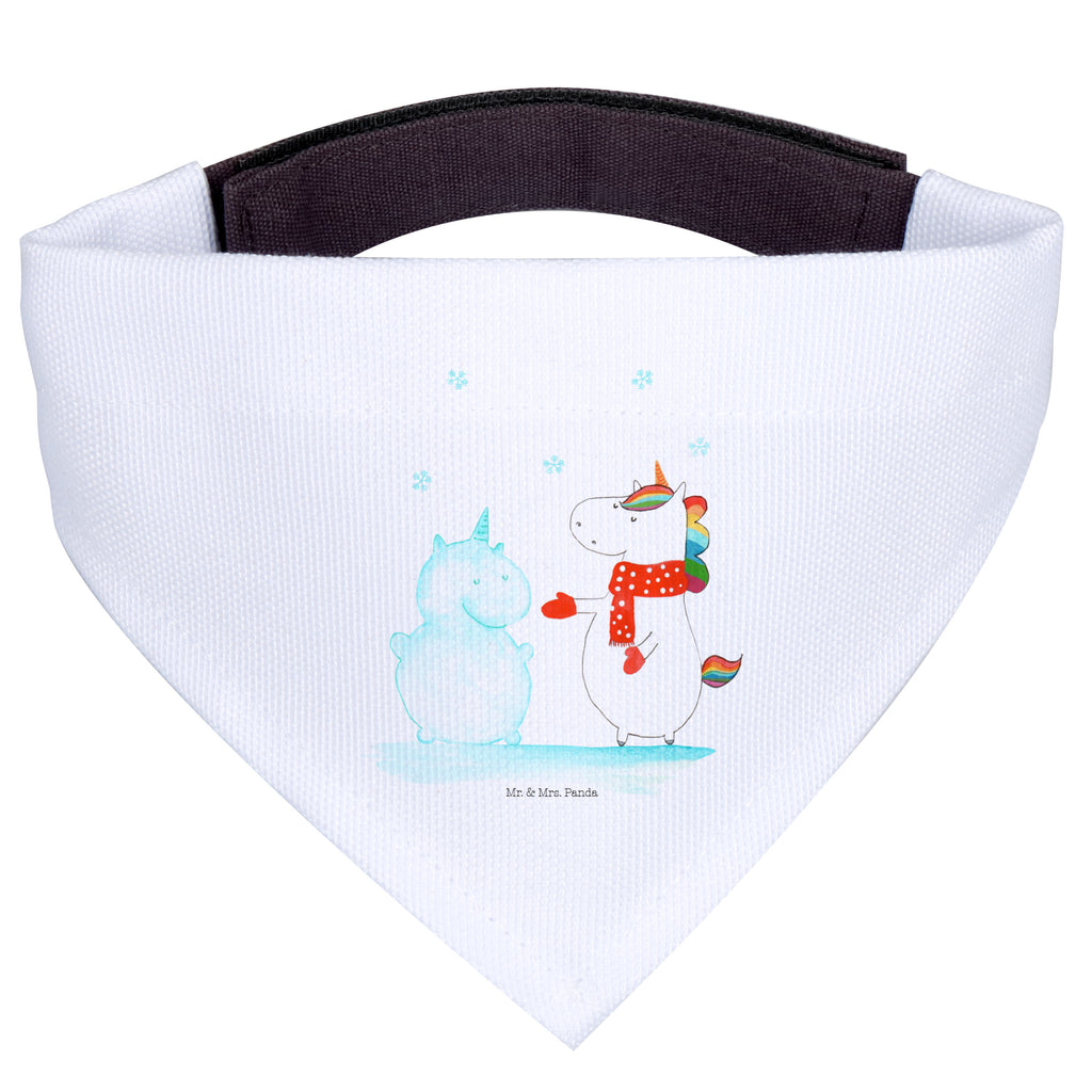 Hundehalstuch M Einhorn Schneemann Hundehalstuch, Halstuch, Hunde, Tuch, mittel, mittelgroße Hunde, Einhorn, Einhörner, Einhorn Deko, Pegasus, Unicorn, Schneemann, Winter, Schnee, Kuchen, Weihnachten, kalt, Mütze, Handschuhe, X-Mas