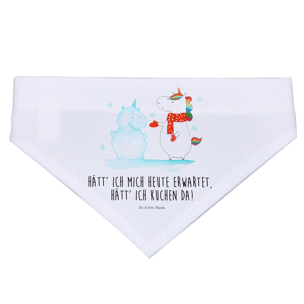 Hundehalstuch M Einhorn Schneemann Hundehalstuch, Halstuch, Hunde, Tuch, mittel, mittelgroße Hunde, Einhorn, Einhörner, Einhorn Deko, Pegasus, Unicorn, Schneemann, Winter, Schnee, Kuchen, Weihnachten, kalt, Mütze, Handschuhe, X-Mas