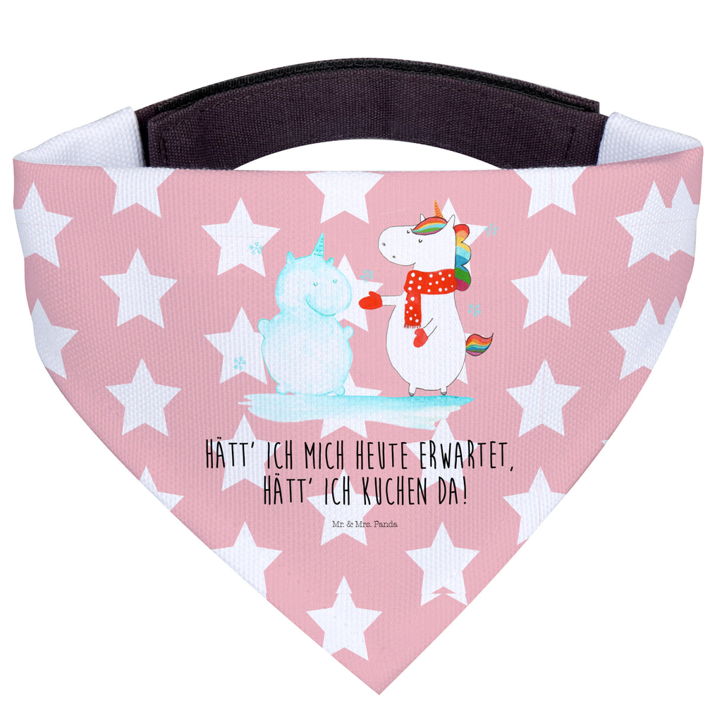 Hundehalstuch M Einhorn Schneemann Hundehalstuch, Halstuch, Hunde, Tuch, mittel, mittelgroße Hunde, Einhorn, Einhörner, Einhorn Deko, Pegasus, Unicorn, Schneemann, Winter, Schnee, Kuchen, Weihnachten, kalt, Mütze, Handschuhe, X-Mas