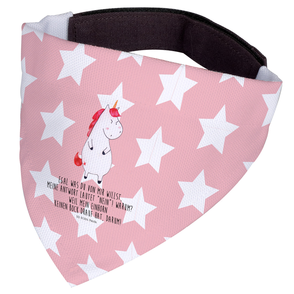 Hundehalstuch M Einhorn wütend Hundehalstuch, Halstuch, Hunde, Tuch, mittel, mittelgroße Hunde, Einhorn, Einhörner, Einhorn Deko, Pegasus, Unicorn, Realität, Ansage, lustlos, nein, Büro, Arbeit, wütend, dumme Fragen, lustig, Spaß, Geschenk