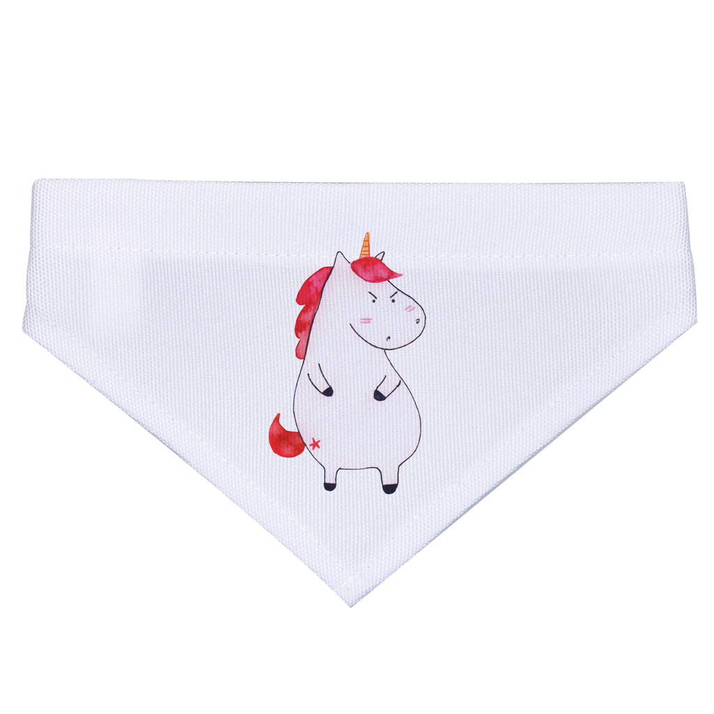 Hundehalstuch M Einhorn wütend Hundehalstuch, Halstuch, Hunde, Tuch, mittel, mittelgroße Hunde, Einhorn, Einhörner, Einhorn Deko, Pegasus, Unicorn, Realität, Ansage, lustlos, nein, Büro, Arbeit, wütend, dumme Fragen, lustig, Spaß, Geschenk