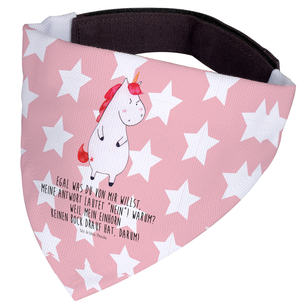Hundehalstuch M Einhorn wütend Hundehalstuch, Halstuch, Hunde, Tuch, mittel, mittelgroße Hunde, Einhorn, Einhörner, Einhorn Deko, Pegasus, Unicorn, Realität, Ansage, lustlos, nein, Büro, Arbeit, wütend, dumme Fragen, lustig, Spaß, Geschenk