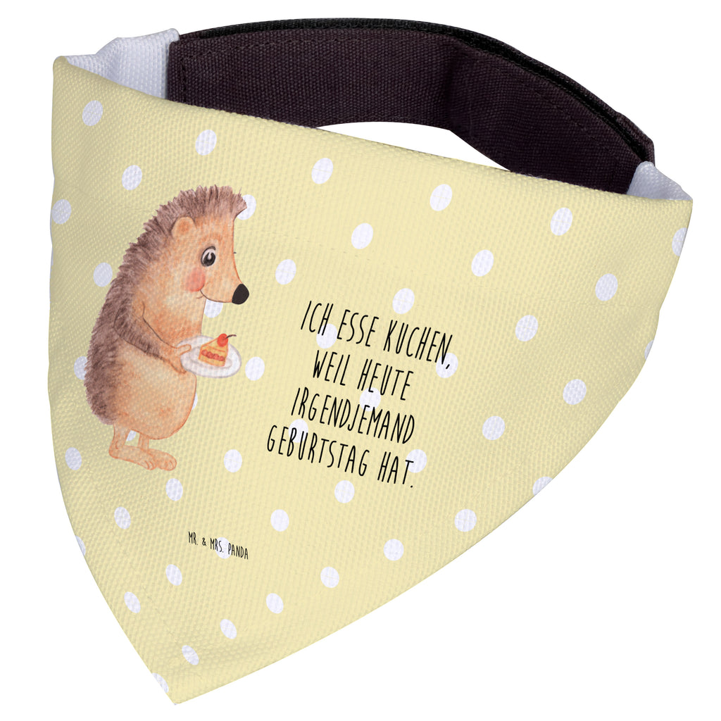Hundehalstuch L Igel mit Kuchenstück Hundehalstuch, Halstuch, Hunde, Tuch, groß, große Hunde, Tiermotive, Gute Laune, lustige Sprüche, Tiere, Igel, Essen Spruch, Kuchen, Backen Geschenk, Kuchen backen, Einladung Party, Geburtstagskuchen, Torte