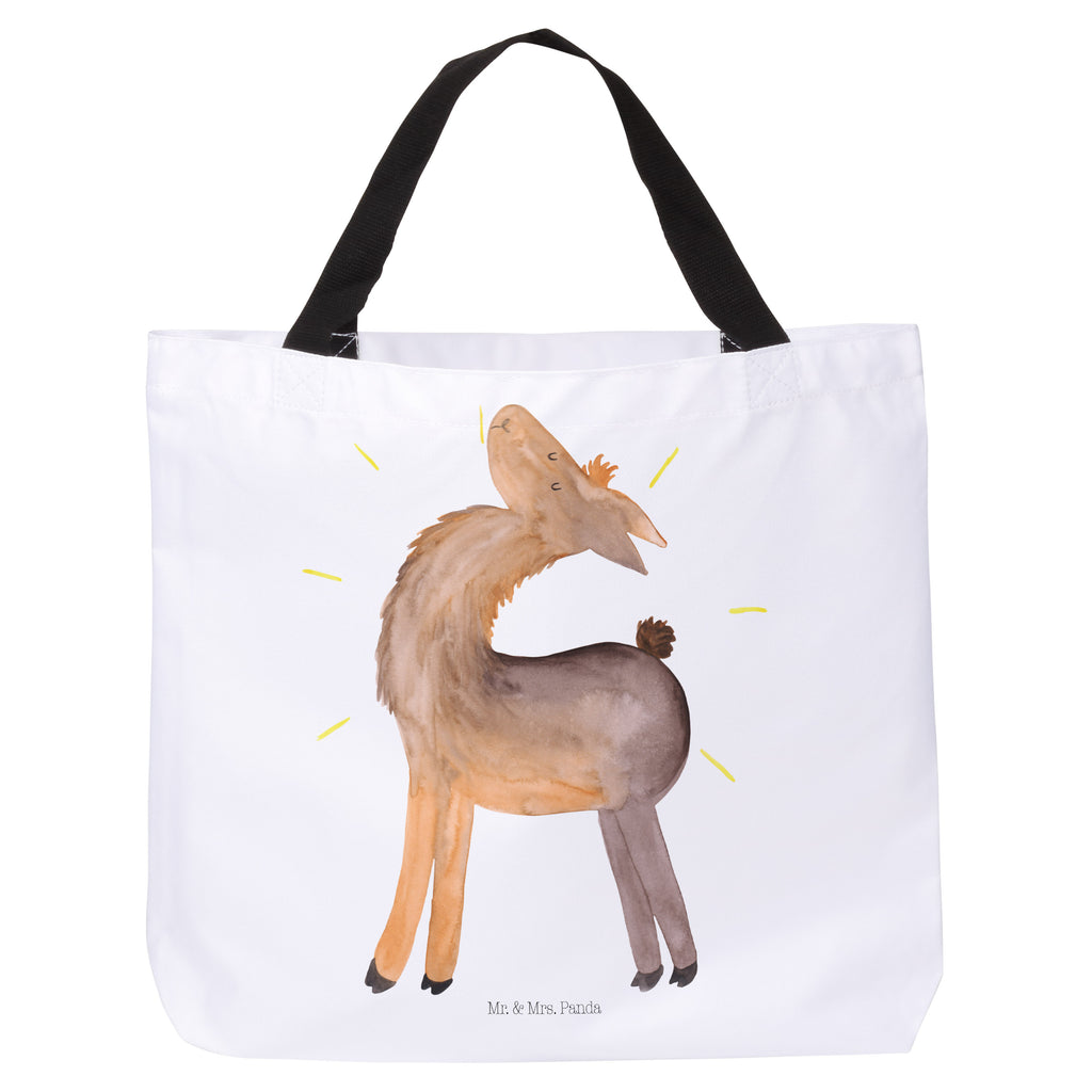 Shopper Lama stolz Beutel, Einkaufstasche, Tasche, Strandtasche, Einkaufsbeutel, Shopper, Schultasche, Freizeittasche, Tragebeutel, Schulbeutel, Alltagstasche, Lama, Alpaka, Lamas, Außenseiter, Anders, Neustart, stolz, Hippie, Freundin, Freundinnen, beste Freundin, Kumpel, Familie, Family