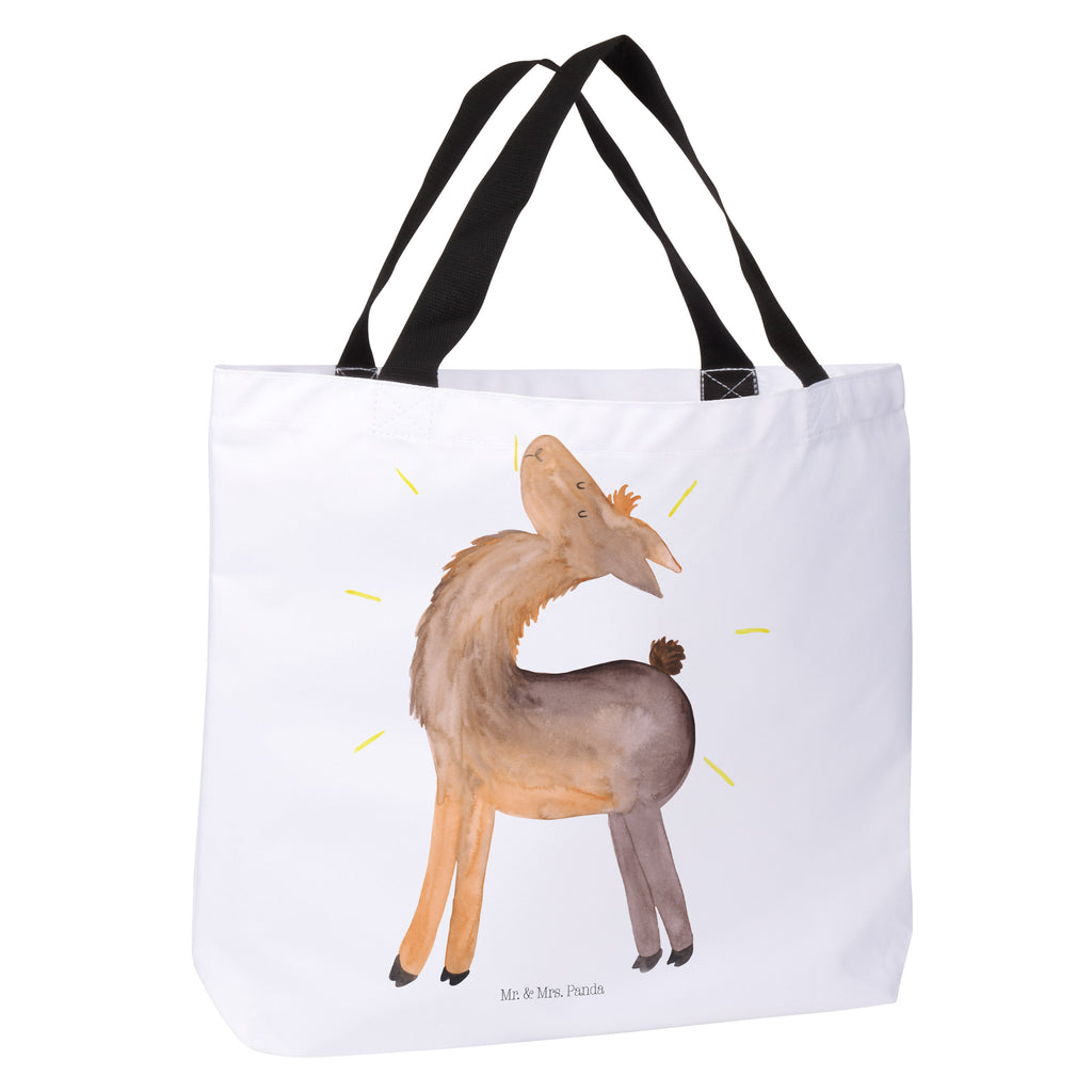 Shopper Lama stolz Beutel, Einkaufstasche, Tasche, Strandtasche, Einkaufsbeutel, Shopper, Schultasche, Freizeittasche, Tragebeutel, Schulbeutel, Alltagstasche, Lama, Alpaka, Lamas, Außenseiter, Anders, Neustart, stolz, Hippie, Freundin, Freundinnen, beste Freundin, Kumpel, Familie, Family