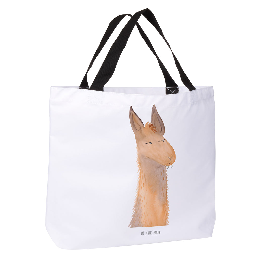 Shopper Lamakopf genervt Beutel, Einkaufstasche, Tasche, Strandtasche, Einkaufsbeutel, Shopper, Schultasche, Freizeittasche, Tragebeutel, Schulbeutel, Alltagstasche, Lama, Alpaka, Lamas, Recht haben, genervt sein, Freundin, beste Freundin, Partnerin, Büro, Büroalltag, Chef, Chefin, Azubi
