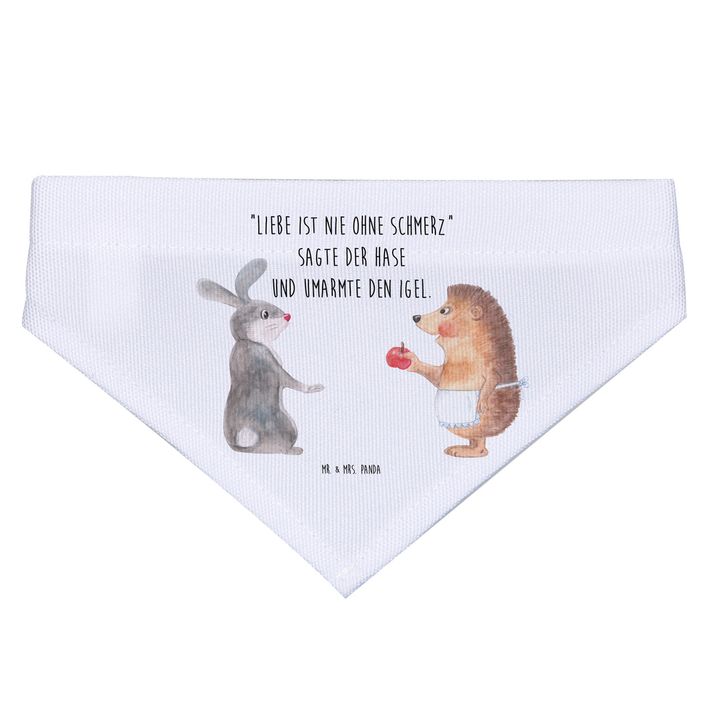 Hundehalstuch L Liebe ist nie ohne Schmerz Hundehalstuch, Halstuch, Hunde, Tuch, groß, große Hunde, Tiermotive, Gute Laune, lustige Sprüche, Tiere, Igel und Hase, Igel, Hase, Liebe Spruch, Liebeskummer Geschenk, Herzschmerz, Trösten, Trennungsschmerz, Spruch romantisch