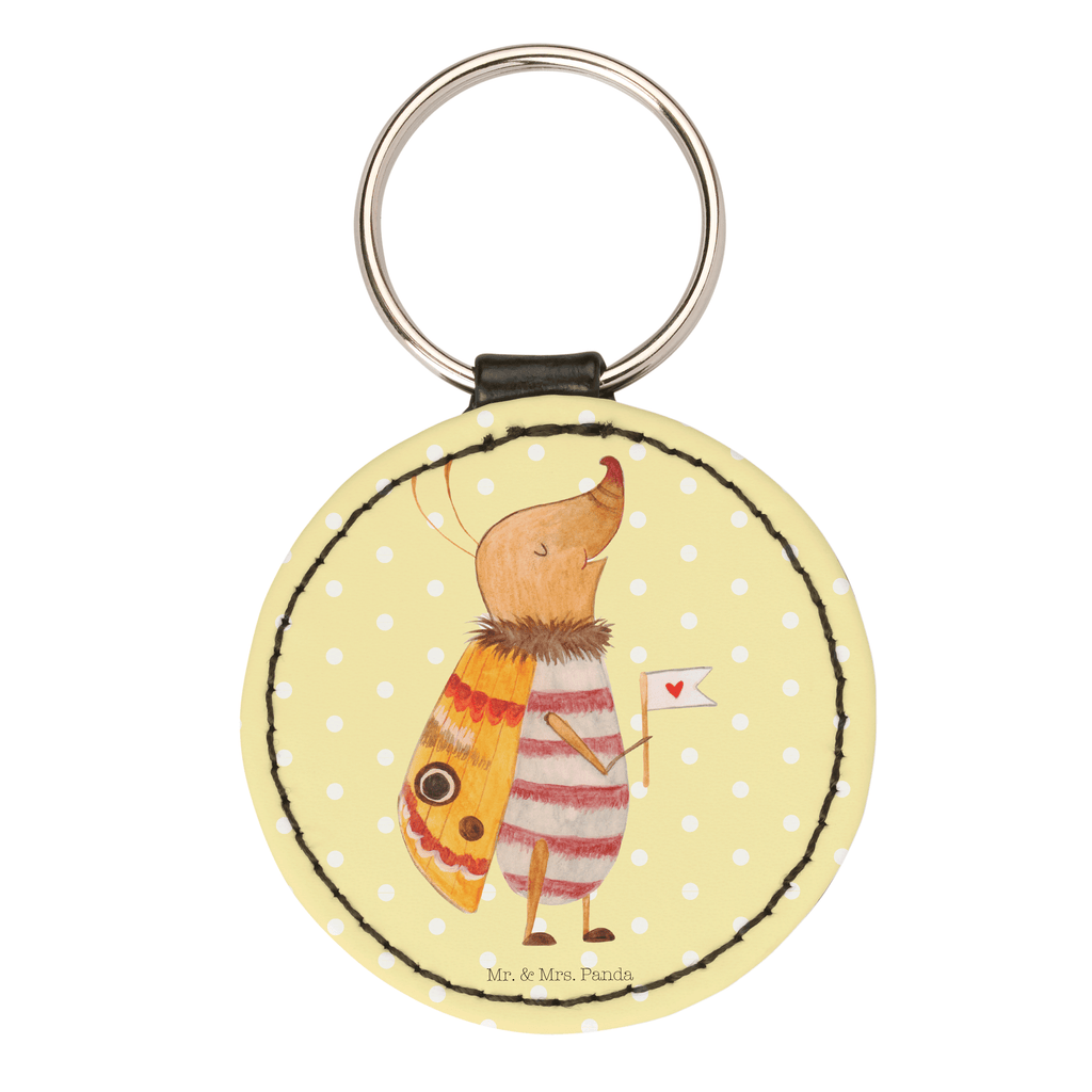 Rund Schlüsselanhänger Nachtfalter mit Fähnchen Schlüsselanhänger, Anhänger, Taschenanhänger, Glücksbringer, Schutzengel, Tiermotive, Gute Laune, lustige Sprüche, Tiere, Nachtfalter, Käfer, Spruch lustig, Spruch witzig, süß, niedlich, Küche Deko, Was kostet die Welt