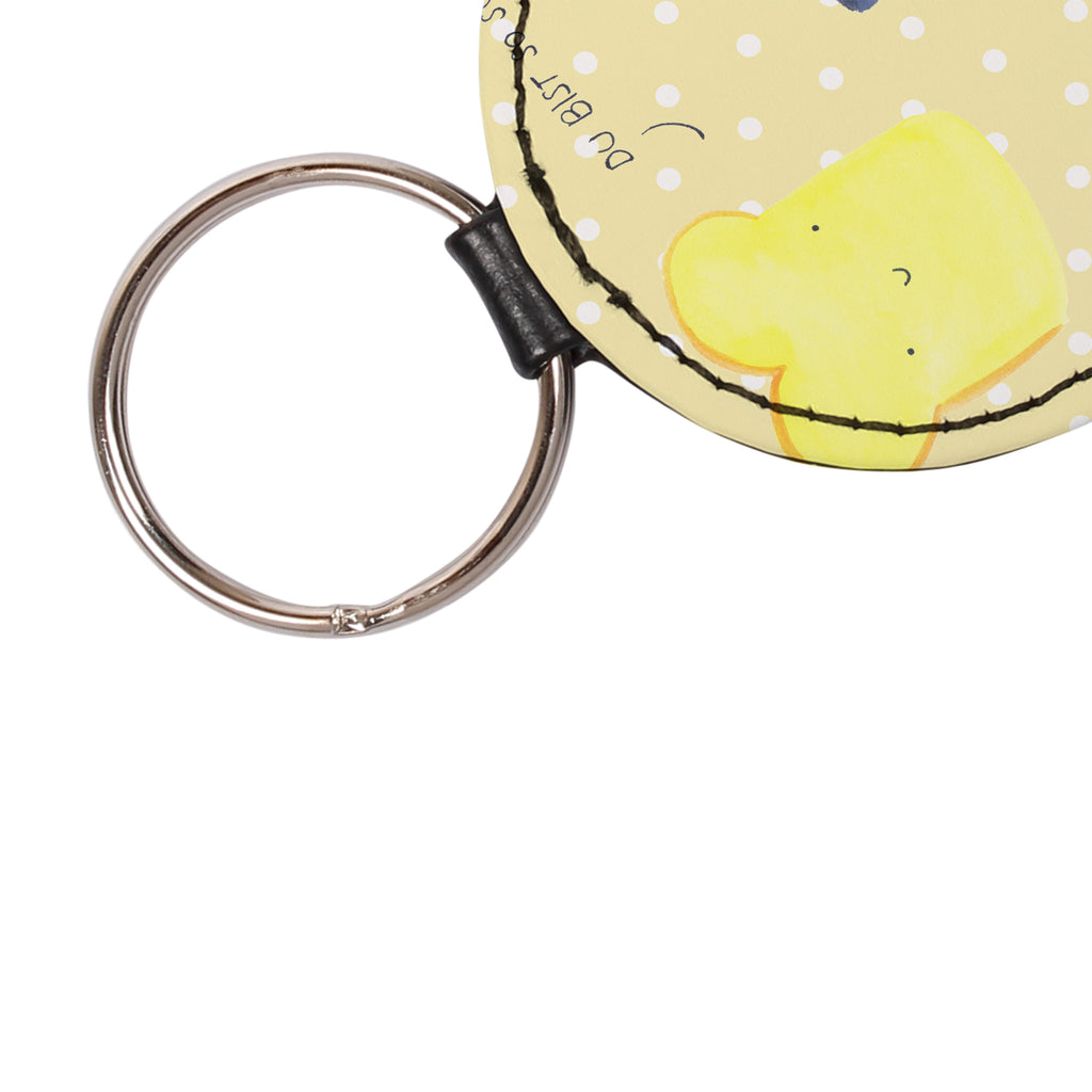 Rund Schlüsselanhänger Toast & Marmelade Schlüsselanhänger, Anhänger, Taschenanhänger, Glücksbringer, Schutzengel, Tiermotive, Gute Laune, lustige Sprüche, Tiere, Toast, Marmelade, Dreamteam, süße Postkarte, süß, Küche Deko, Küche Spruch, Frühstück Einladung, Brot, Toastbrot