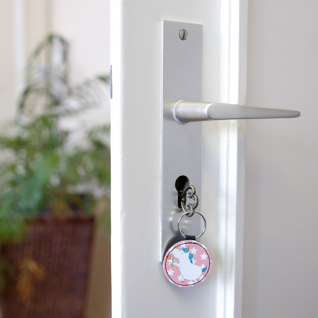 Rund Schlüsselanhänger Einhorn Blume Schlüsselanhänger, Anhänger, Taschenanhänger, Glücksbringer, Schutzengel, Einhorn, Einhörner, Einhorn Deko, Pegasus, Unicorn, Liebe, Liebesbeweis, Antrag, Heiratsantrag, Verlobung, Ehepaar, Pärchen, Partner, Freund, Freundin, Ehe, heiraten