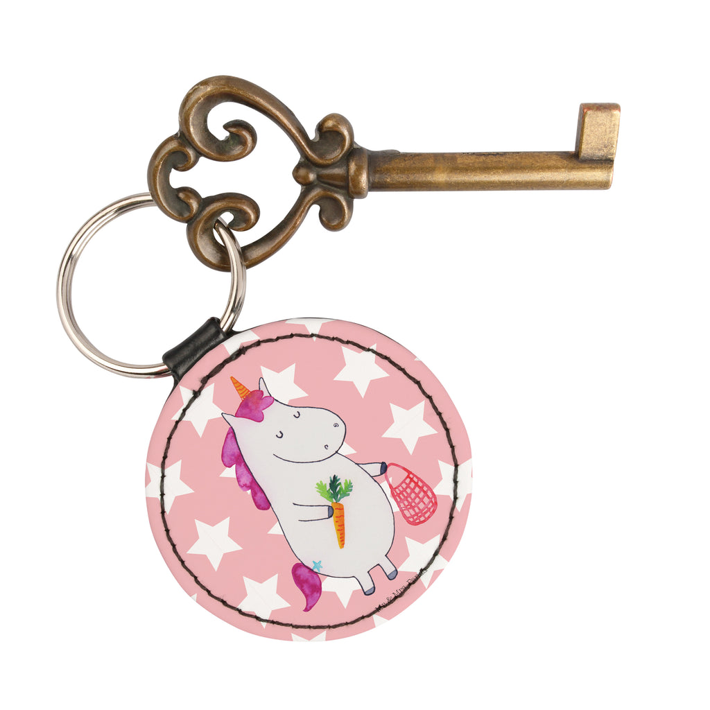 Rund Schlüsselanhänger Einhorn Gemüse Schlüsselanhänger, Anhänger, Taschenanhänger, Glücksbringer, Schutzengel, Einhorn, Einhörner, Einhorn Deko, Pegasus, Unicorn, Biomarkt, Bio, Gemüse, Wochenmarkt
