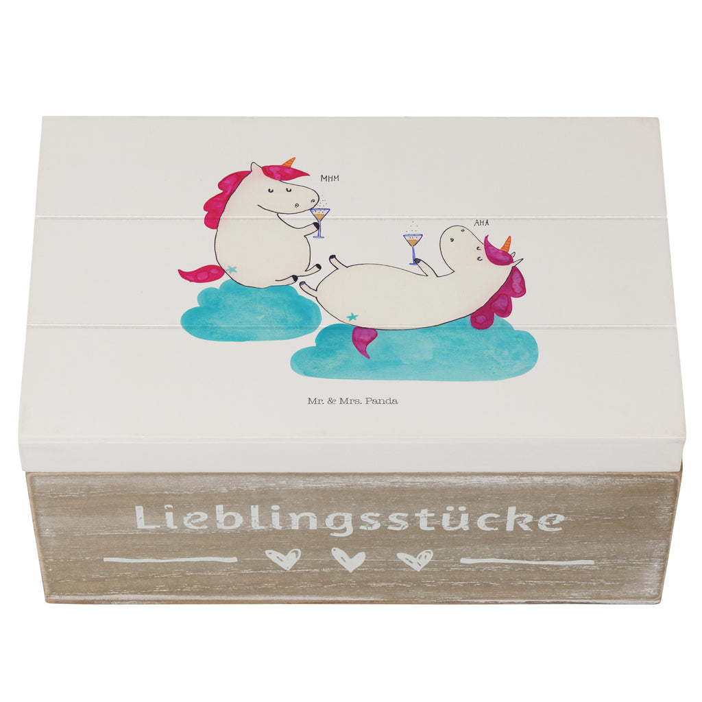 Holzkiste Einhörner Sekt Holzkiste, Kiste, Schatzkiste, Truhe, Schatulle, XXL, Erinnerungsbox, Erinnerungskiste, Dekokiste, Aufbewahrungsbox, Einhorn, Einhörner, Einhorn Deko, Pegasus, Unicorn, Freundinnen, Freundin, BFF, Sekt, Mädelsabend, Spaß, Party, Korken, Anstoßen, Beste