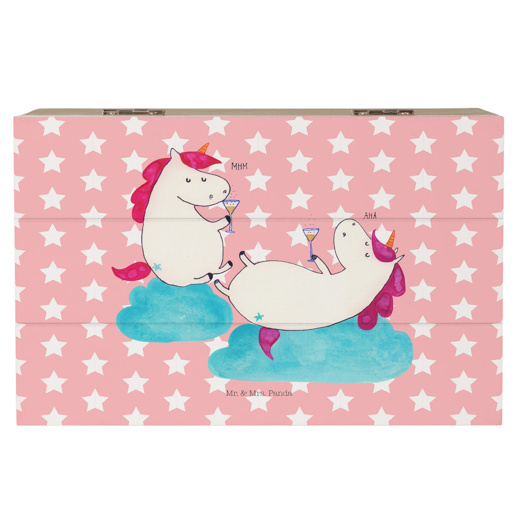 Holzkiste Einhörner Sekt Holzkiste, Kiste, Schatzkiste, Truhe, Schatulle, XXL, Erinnerungsbox, Erinnerungskiste, Dekokiste, Aufbewahrungsbox, Einhorn, Einhörner, Einhorn Deko, Pegasus, Unicorn, Freundinnen, Freundin, BFF, Sekt, Mädelsabend, Spaß, Party, Korken, Anstoßen, Beste
