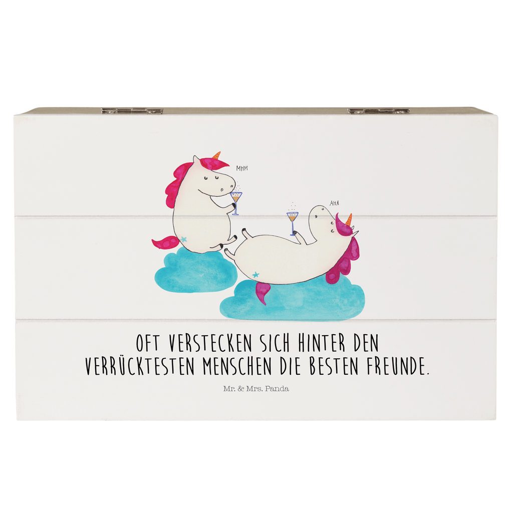 Holzkiste Einhörner Sekt Holzkiste, Kiste, Schatzkiste, Truhe, Schatulle, XXL, Erinnerungsbox, Erinnerungskiste, Dekokiste, Aufbewahrungsbox, Einhorn, Einhörner, Einhorn Deko, Pegasus, Unicorn, Freundinnen, Freundin, BFF, Sekt, Mädelsabend, Spaß, Party, Korken, Anstoßen, Beste