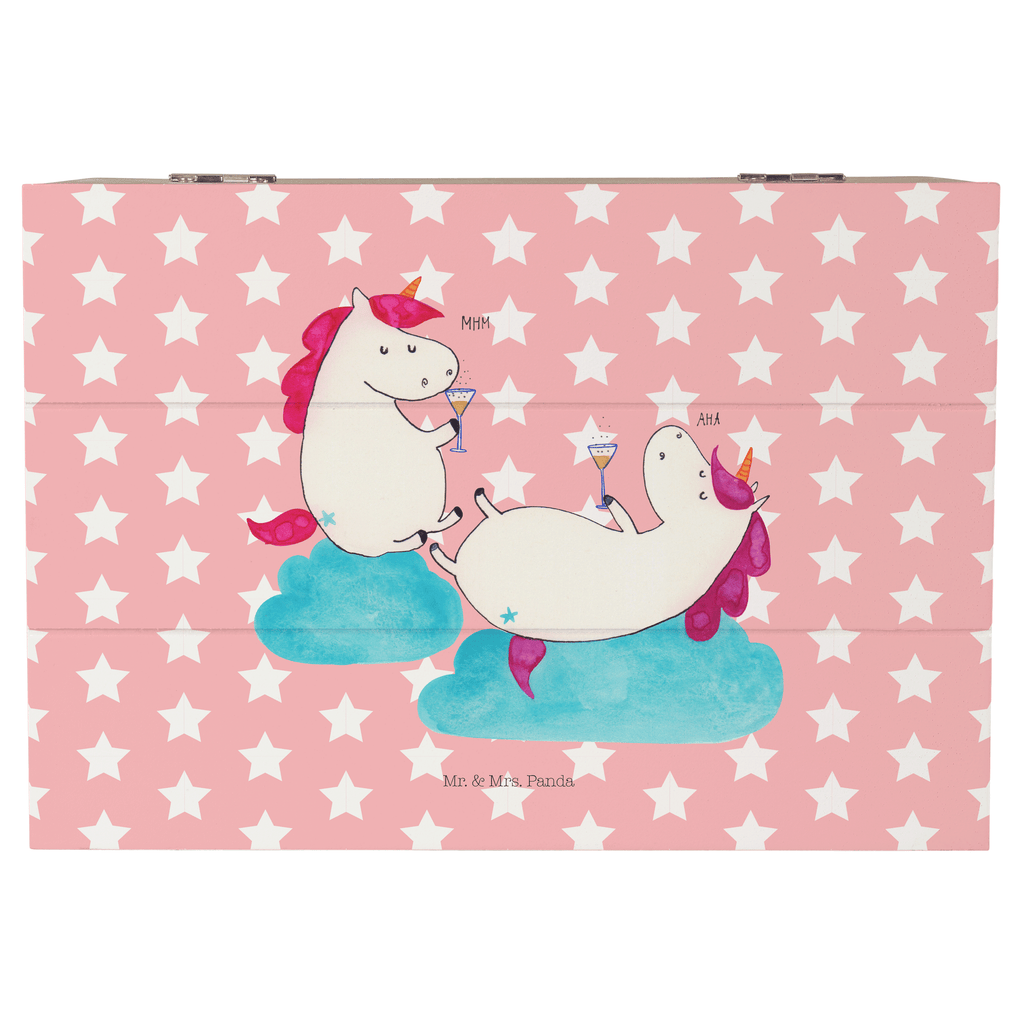 Holzkiste Einhörner Sekt Holzkiste, Kiste, Schatzkiste, Truhe, Schatulle, XXL, Erinnerungsbox, Erinnerungskiste, Dekokiste, Aufbewahrungsbox, Einhorn, Einhörner, Einhorn Deko, Pegasus, Unicorn, Freundinnen, Freundin, BFF, Sekt, Mädelsabend, Spaß, Party, Korken, Anstoßen, Beste