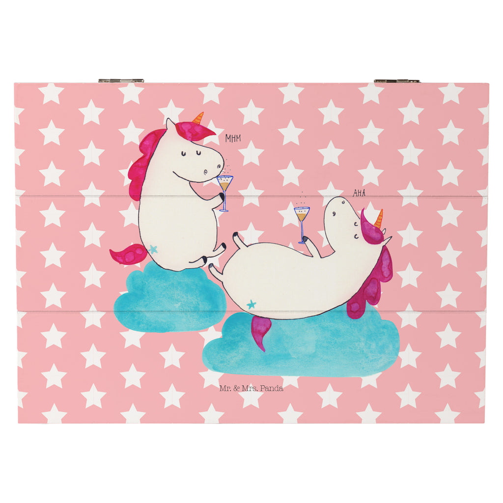 Holzkiste Einhörner Sekt Holzkiste, Kiste, Schatzkiste, Truhe, Schatulle, XXL, Erinnerungsbox, Erinnerungskiste, Dekokiste, Aufbewahrungsbox, Einhorn, Einhörner, Einhorn Deko, Pegasus, Unicorn, Freundinnen, Freundin, BFF, Sekt, Mädelsabend, Spaß, Party, Korken, Anstoßen, Beste