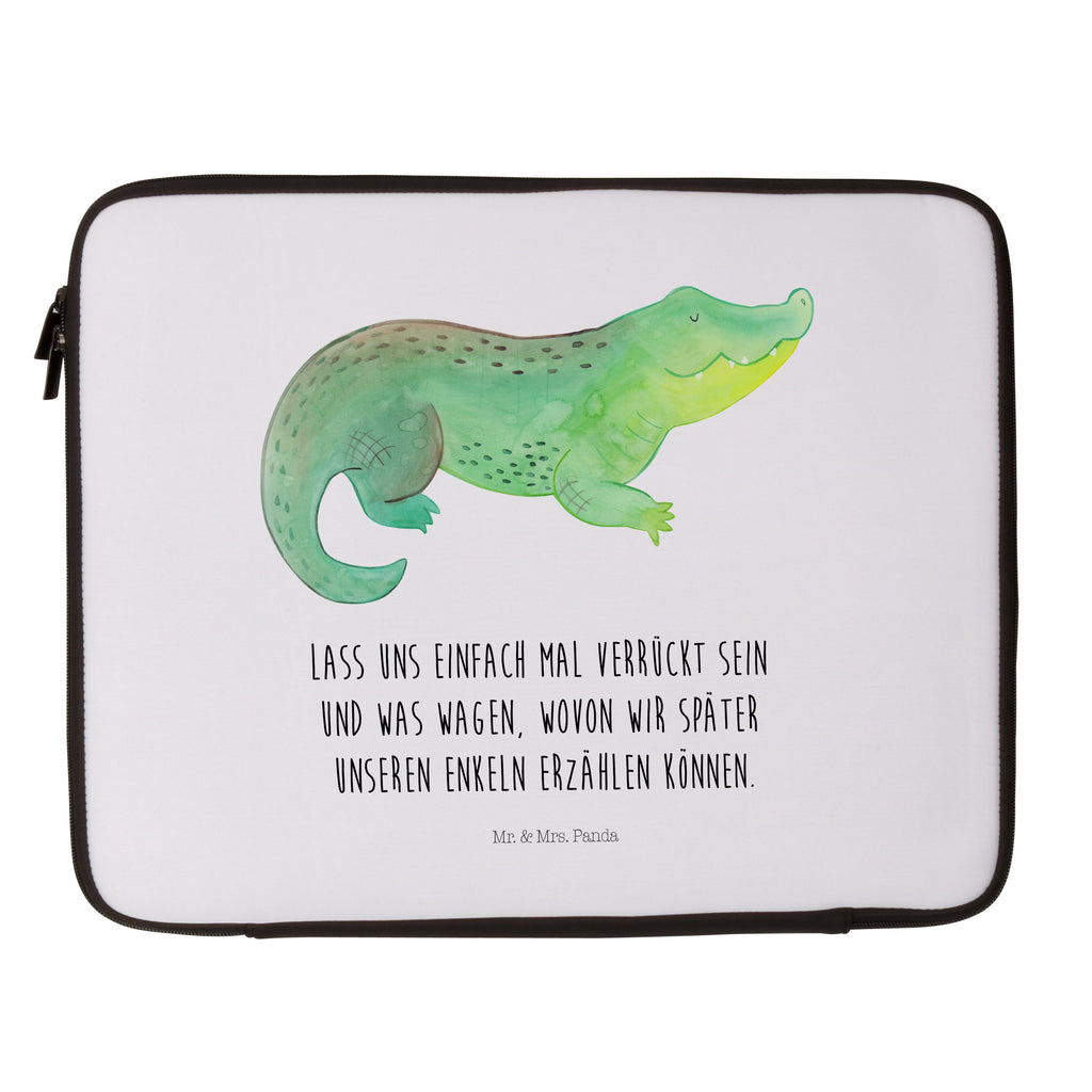 20 x 28 Notebook Tasche  Krokodil Notebook Tasche, Laptop, Computertasche, Tasche, Meerestiere, Meer, Urlaub, Krokodil, Krokodile, verrückt sein, spontan sein, Abenteuerlust, Reiselust, Freundin, beste Freundin, Lieblingsmensch