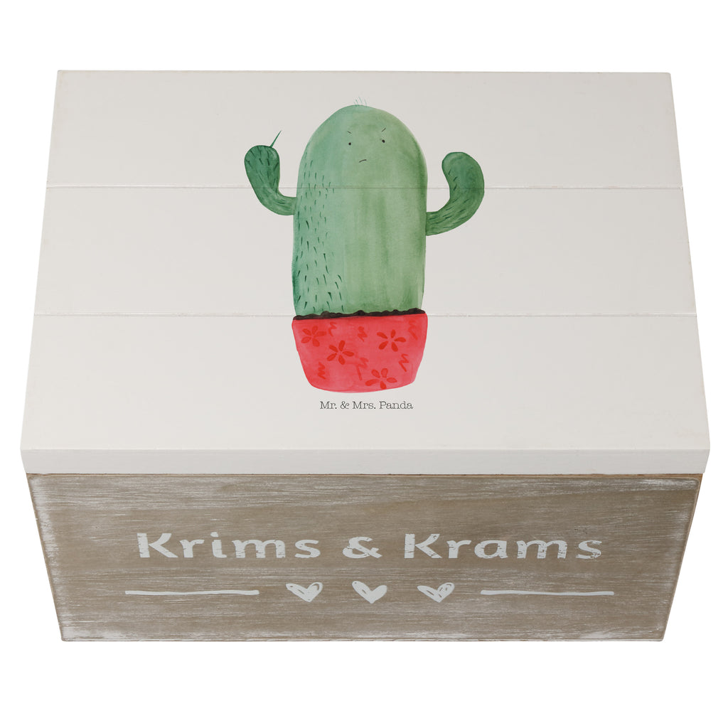 Holzkiste Kaktus wütend Holzkiste, Kiste, Schatzkiste, Truhe, Schatulle, XXL, Erinnerungsbox, Erinnerungskiste, Dekokiste, Aufbewahrungsbox, Kaktus, Kakteen, ärgern, Büro, Schule, Büroalltag, Chefin, Kollege, Kollegin, wütend